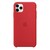 Funda de Silicón para iPhone 11 Pro Max Rojo