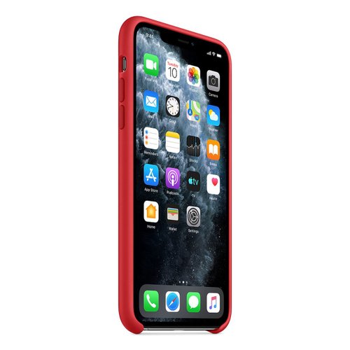 Funda de Silicón para iPhone 11 Pro Max Rojo