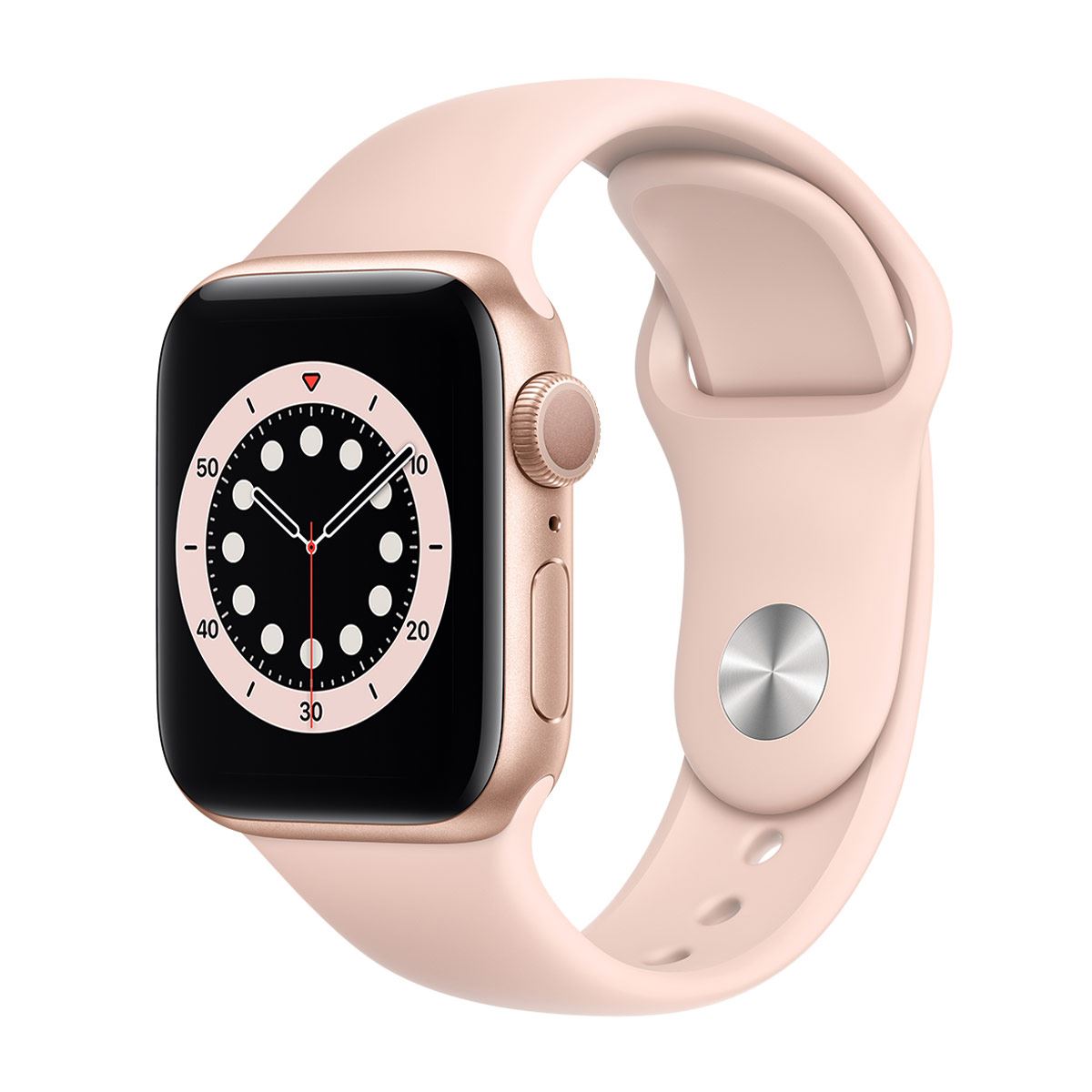 Apple Watch S6 GPS Dorado 40mm con Correa Rosa