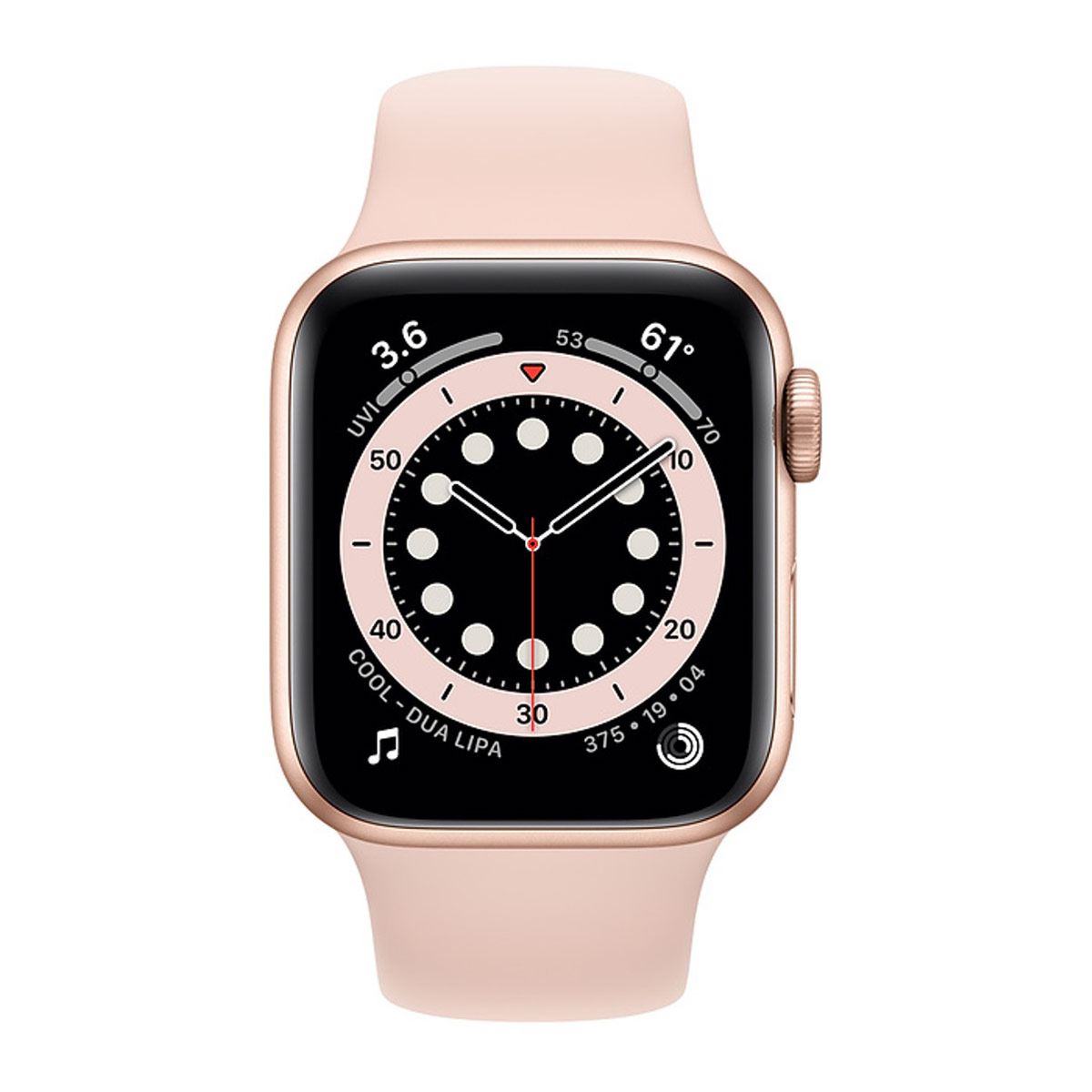 Apple Watch S6 GPS Dorado 40mm con Correa Rosa