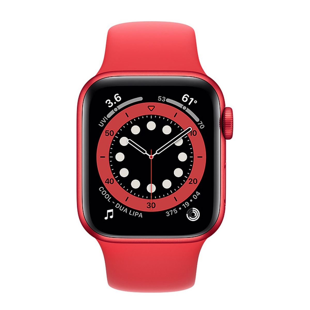 Apple Watch S6 GPS Roja 40mm con Correa Roja
