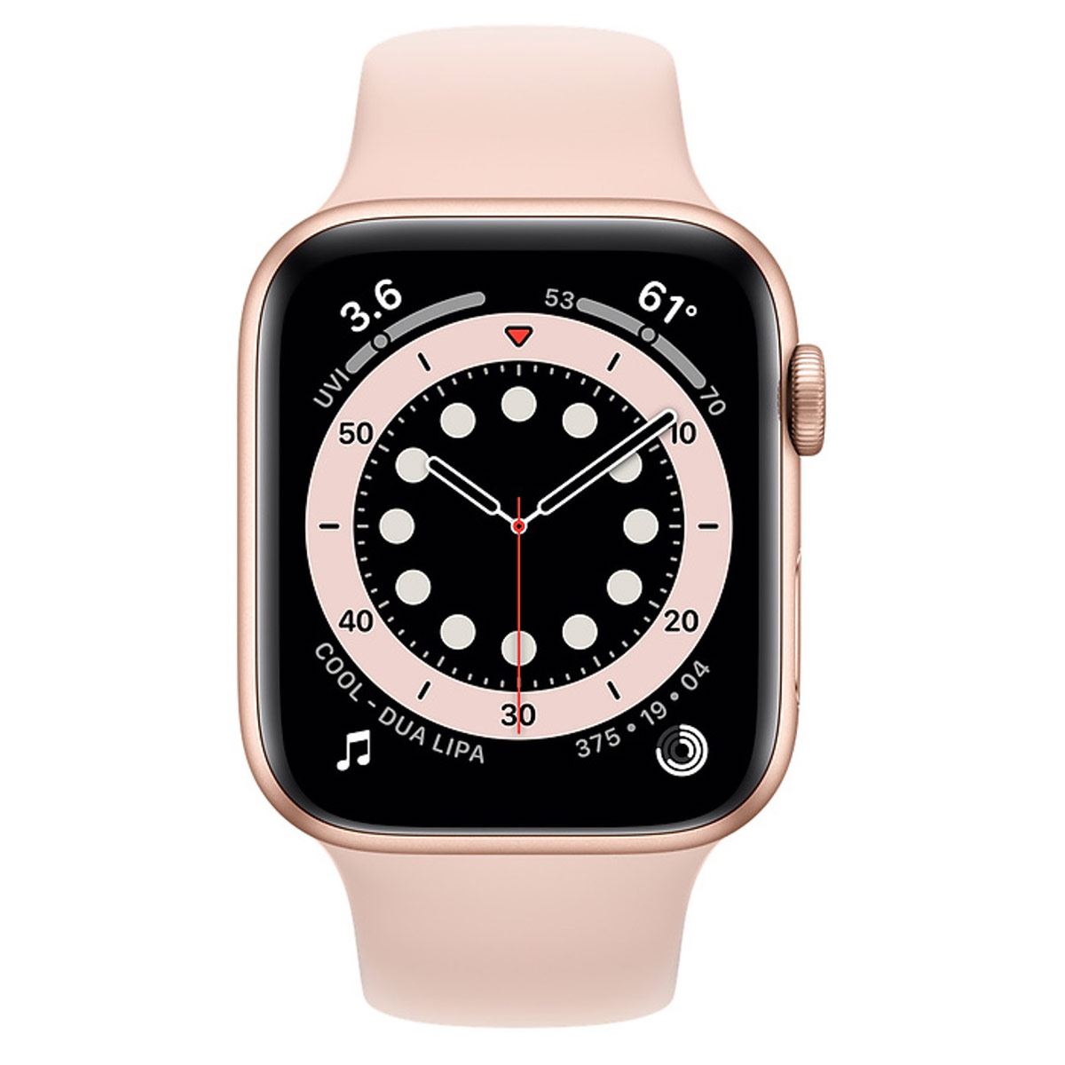 Apple Watch S6 GPS Dorada 44mm con Correa Rosa