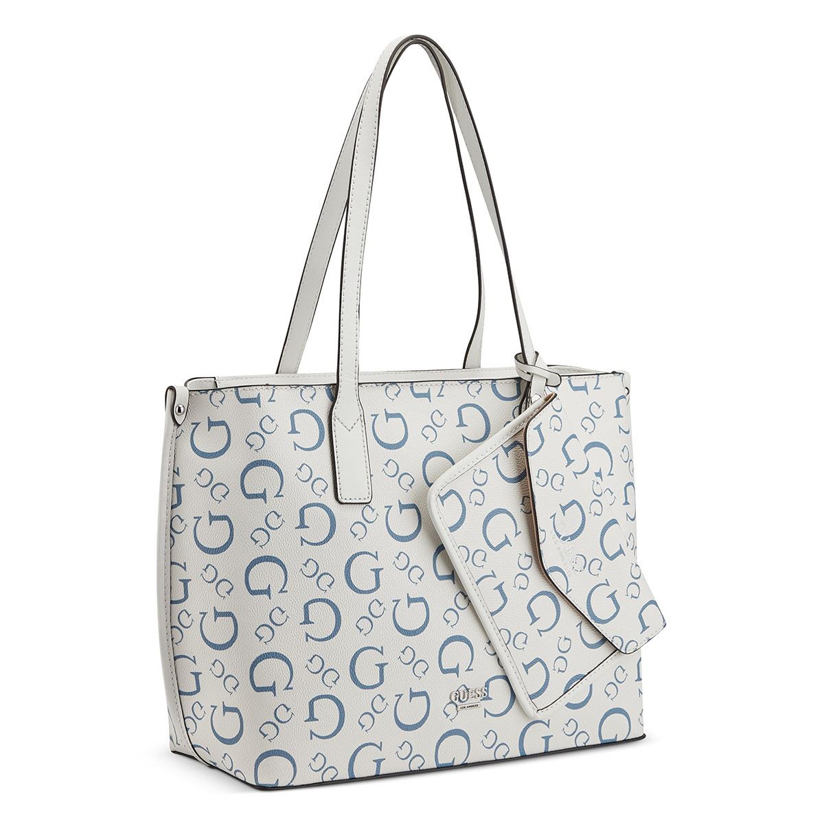Bolsa Guess Factory Estilo Carryall En Color Azul Modelo Bb860623-Blu