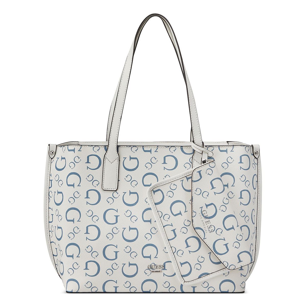 Bolsa Guess Factory Estilo Carryall En Color Azul Modelo Bb860623-Blu