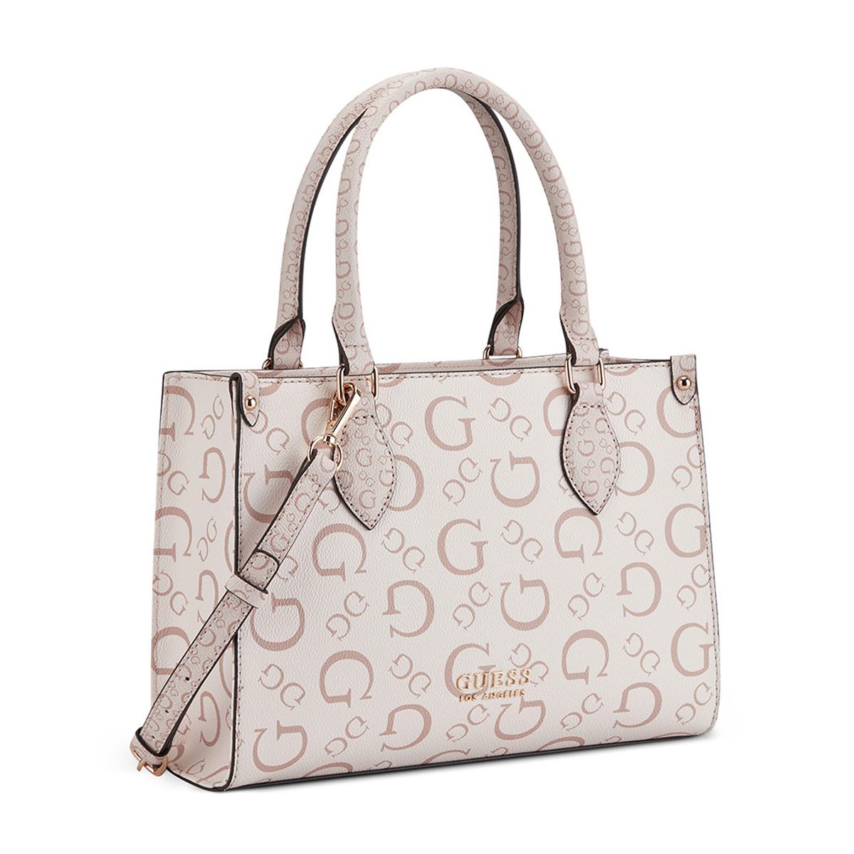 Bolsa Guess Factory Estilo Small Carryall En Color Rosa Viejo Modelo Mg823822-Bls