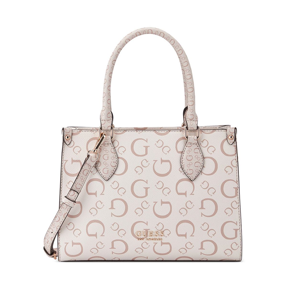 Bolsa Guess Factory Estilo Small Carryall En Color Rosa Viejo Modelo Mg823822-Bls