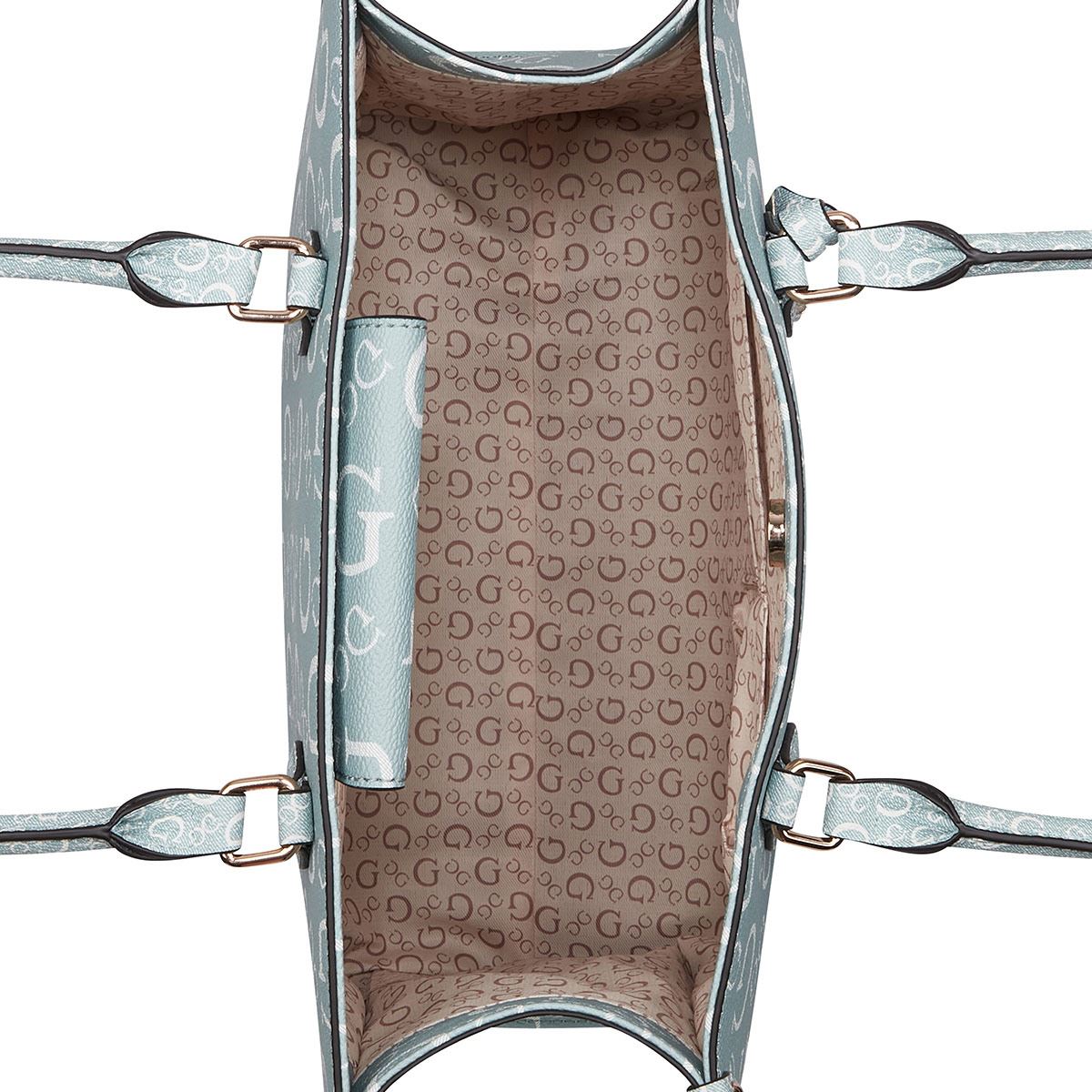 Bolsa Guess Factory Estilo Carryall En Color Azul Modelo Mg823824-Mos