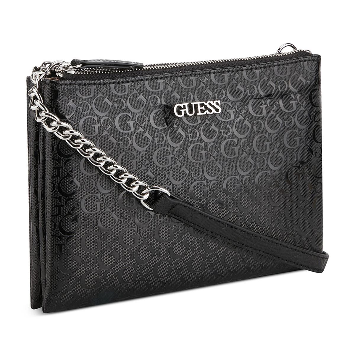 Bolsa Guess Factory Estilo Crossbody En Color Negro Modelo Sa872976-Bla