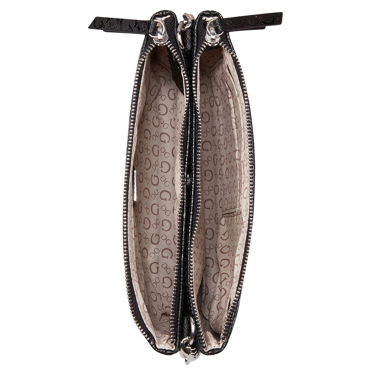 Bolsa Guess Factory Estilo Crossbody En Color Negro Modelo Sa872976-Bla