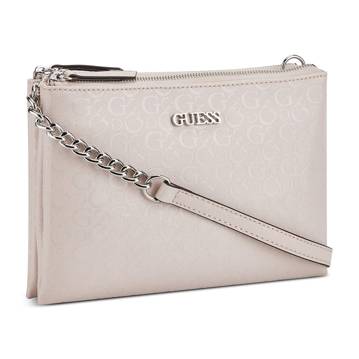 Bolsa Guess Factory Estilo Crossbody En Color Rosa Modelo Sa872976 Ros