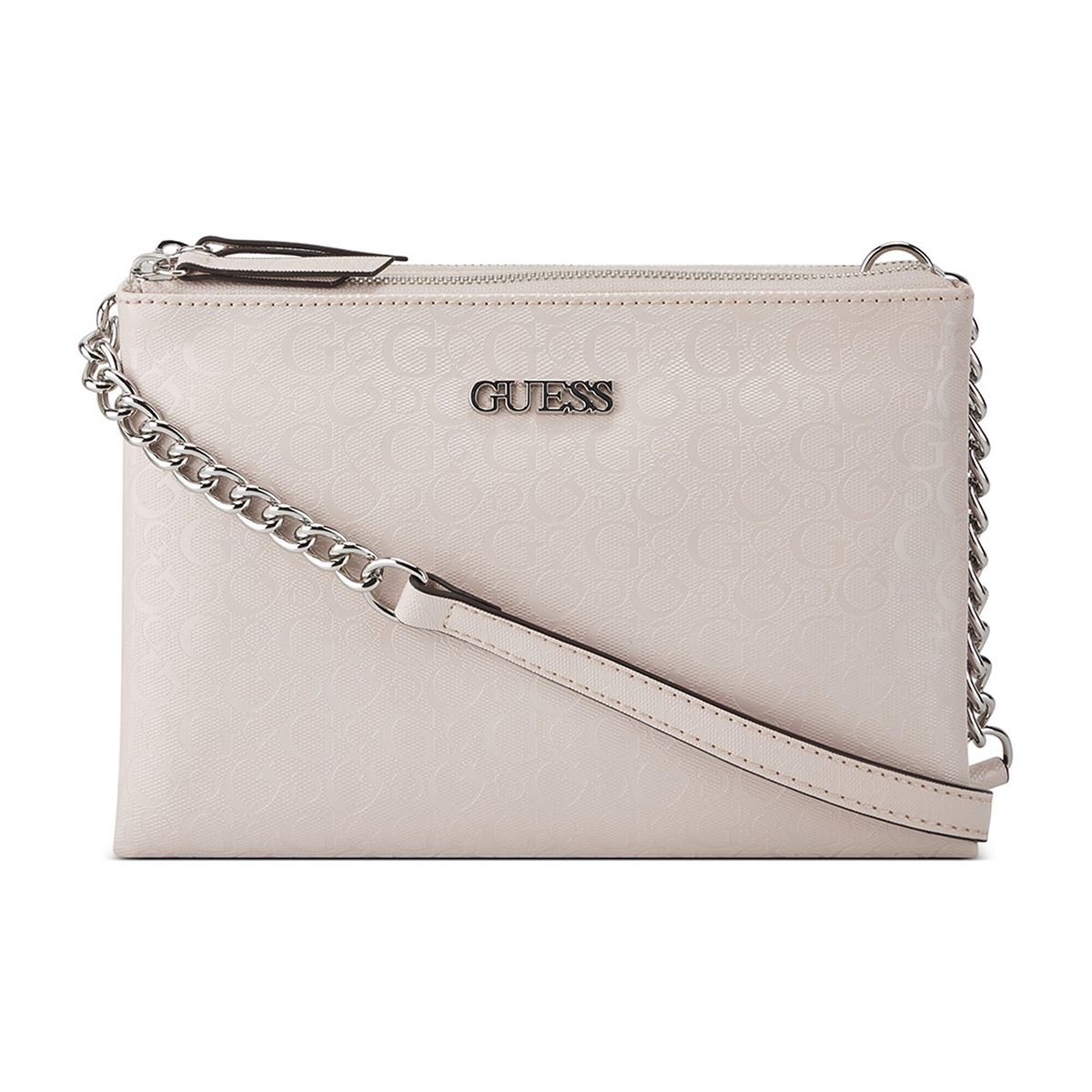 Bolso guess discount blanco y rosa