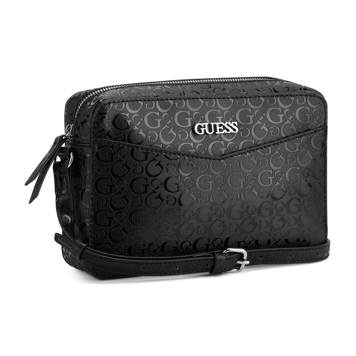 Bolsa Guess Factory Estilo Crossbody En Color Negro Modelo Sa872979-Bla