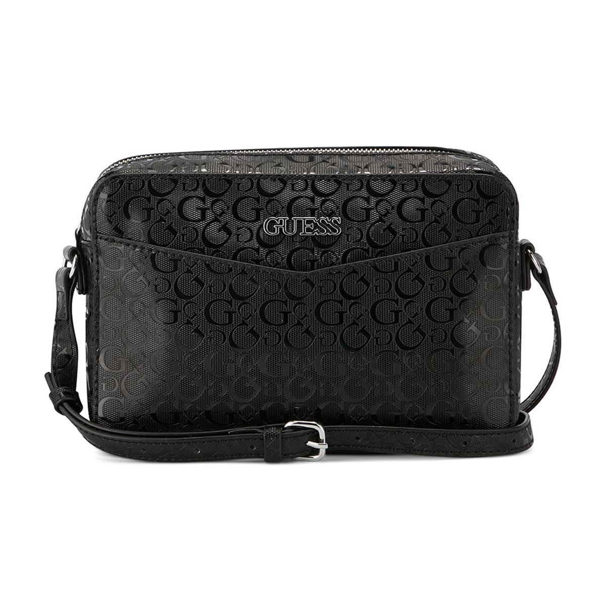 Bolsa Guess Factory Estilo Crossbody En Color Negro Modelo Sa872979-Bla