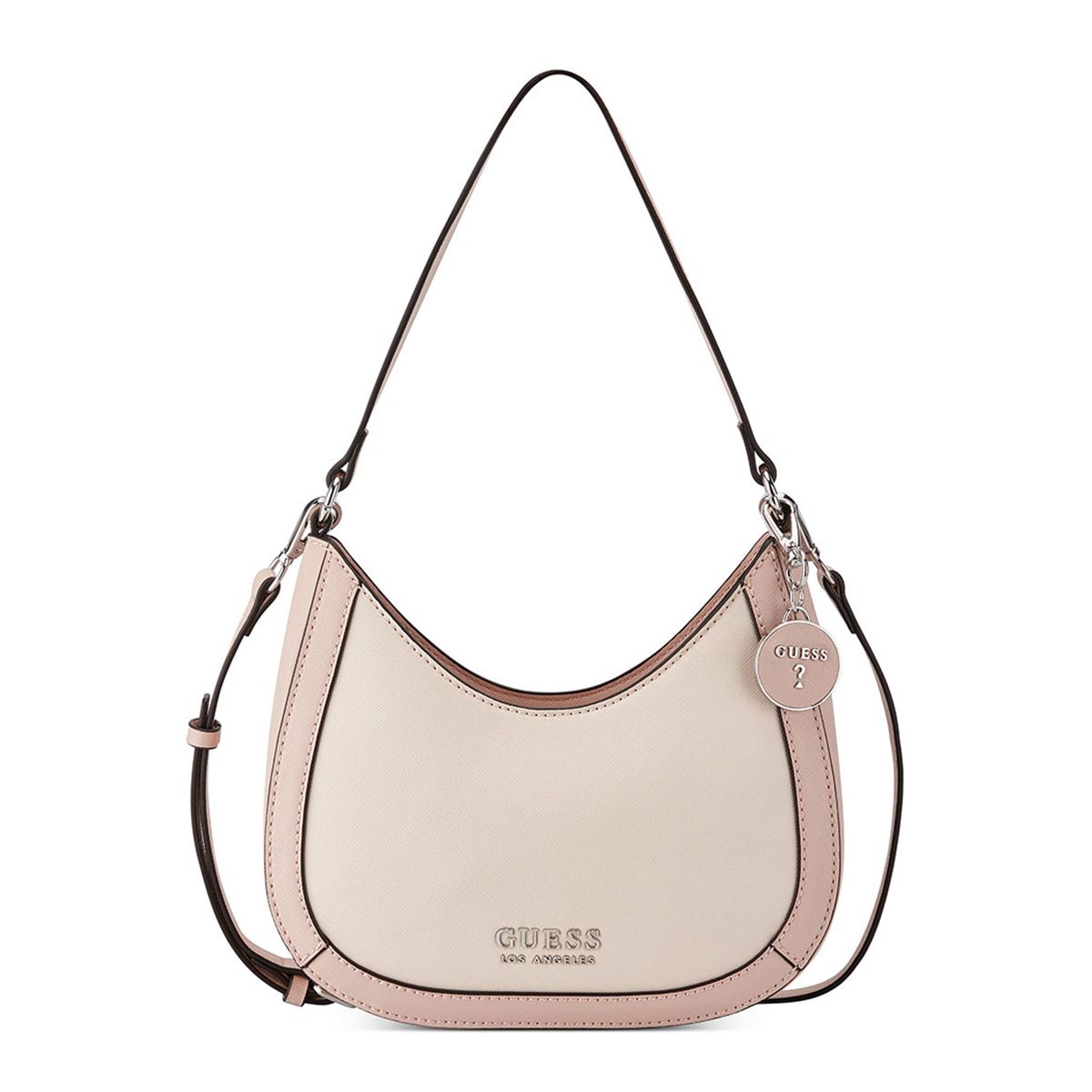 Bolsa Guess Factory Estilo Crossbody En Color Rosa Multi Modelo Sf884612-Rsm