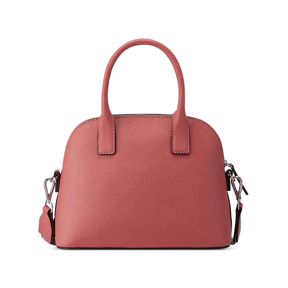 Bolsa Guess Factory Estilo Small Satchel En Color Rojo Claro Modelo Sf885905-Wat