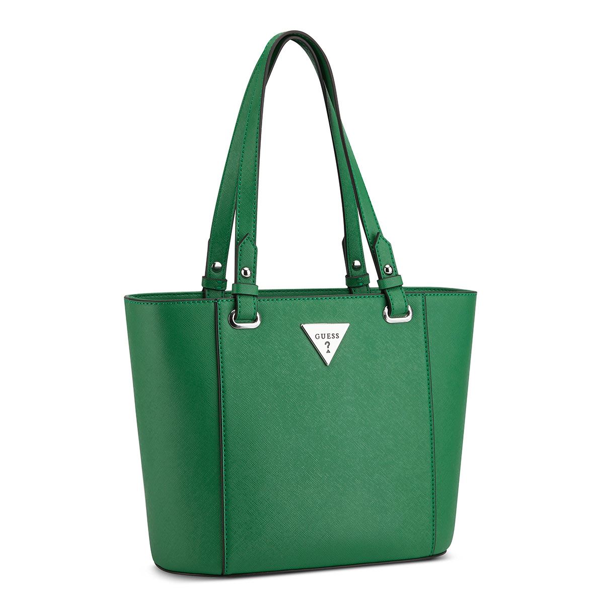 Bolsa Guess Factory Estilo Carryall En Color Verde Modelo Sf887023-Cac