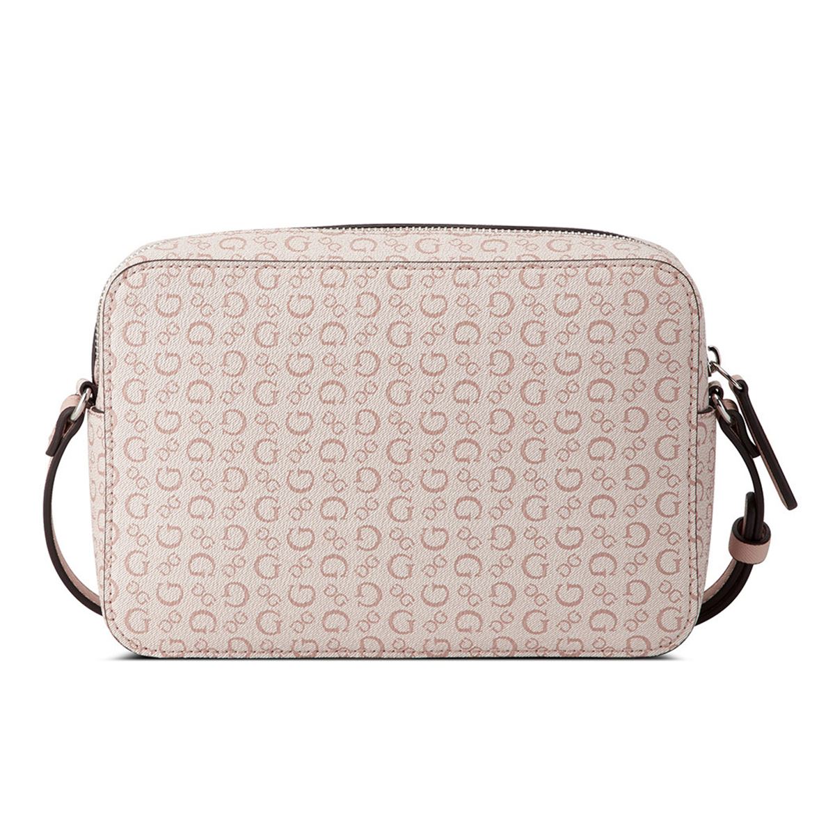 Bolsa Guess Factory Estilo Crossbody En Color Rosa Modelo Sv872469-Ros