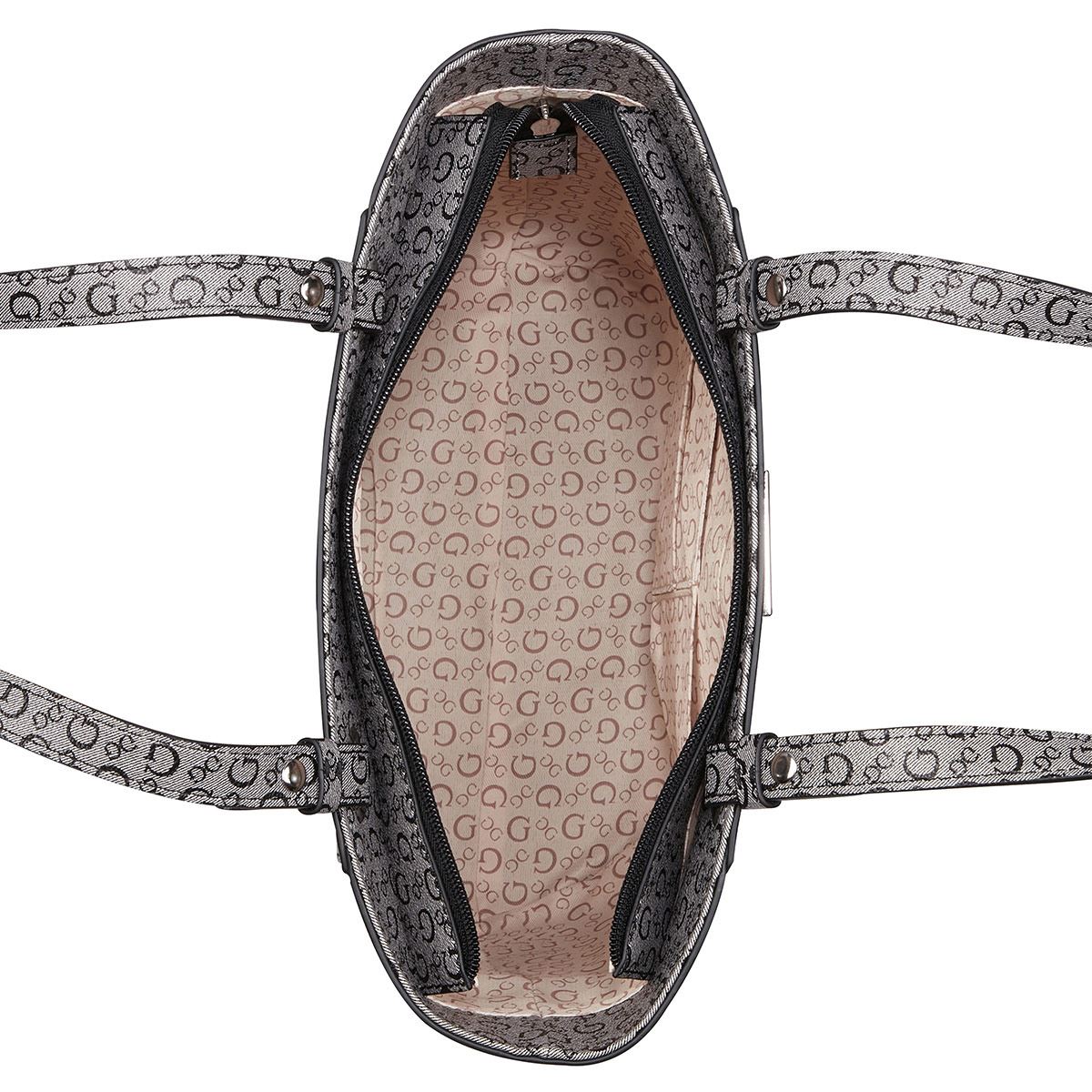 Bolsa Guess Factory Estilo Carryall En Color Negro Modelo Sv887023-Bla