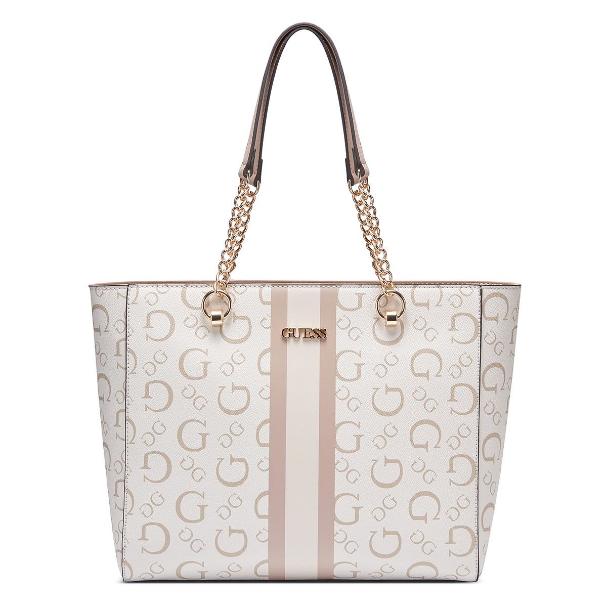Bolsa Tote en color beige Guess Factory