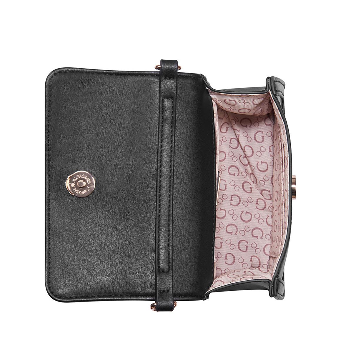Bolsa Crossbody en color Negro Guess Factory