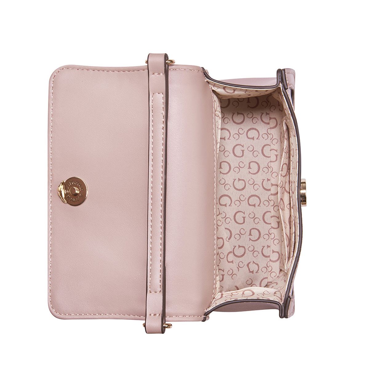 Bolsa Crossbody en color Rosa Medio Guess Factory