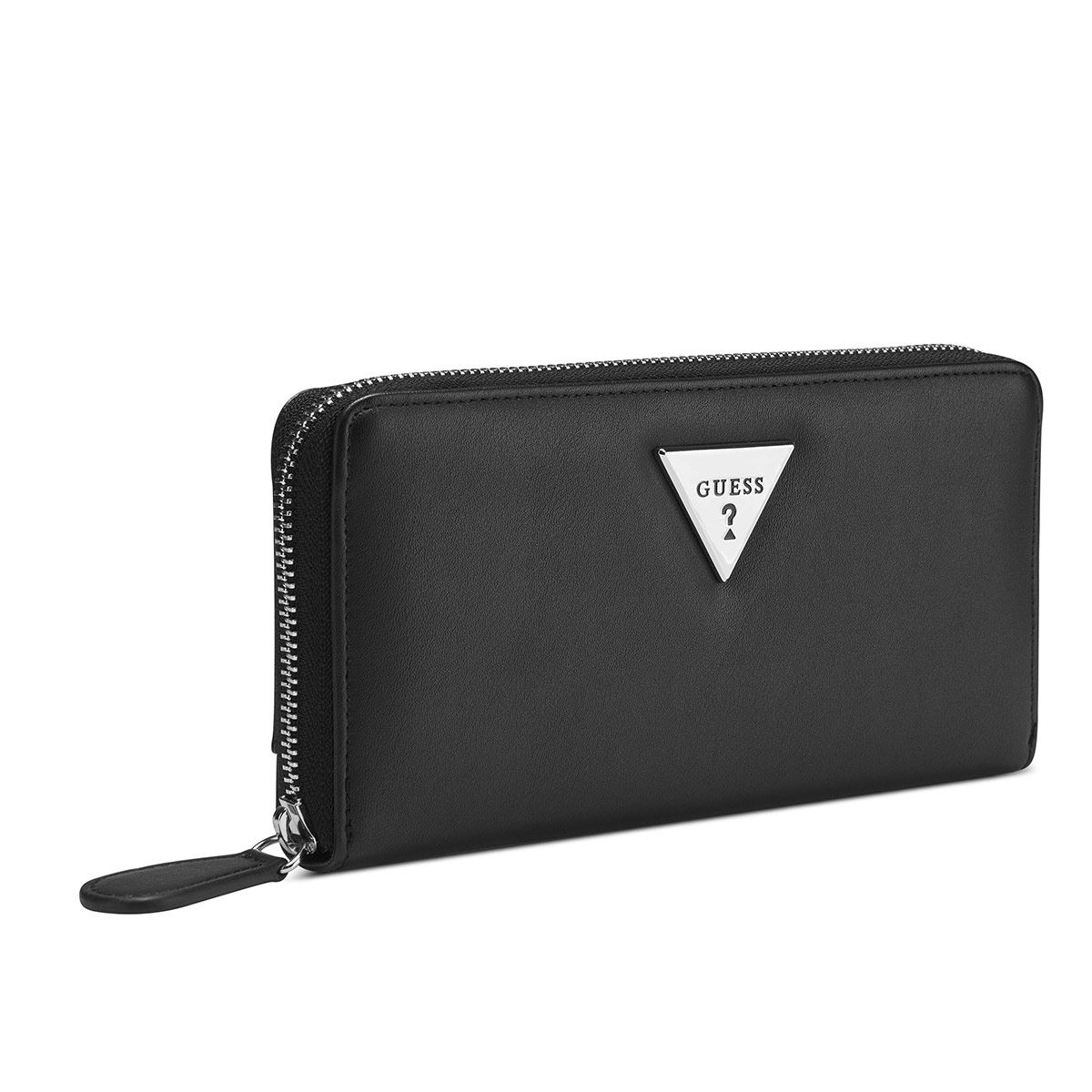 Cartera Slg Zip Around en color Negro Guess Factory