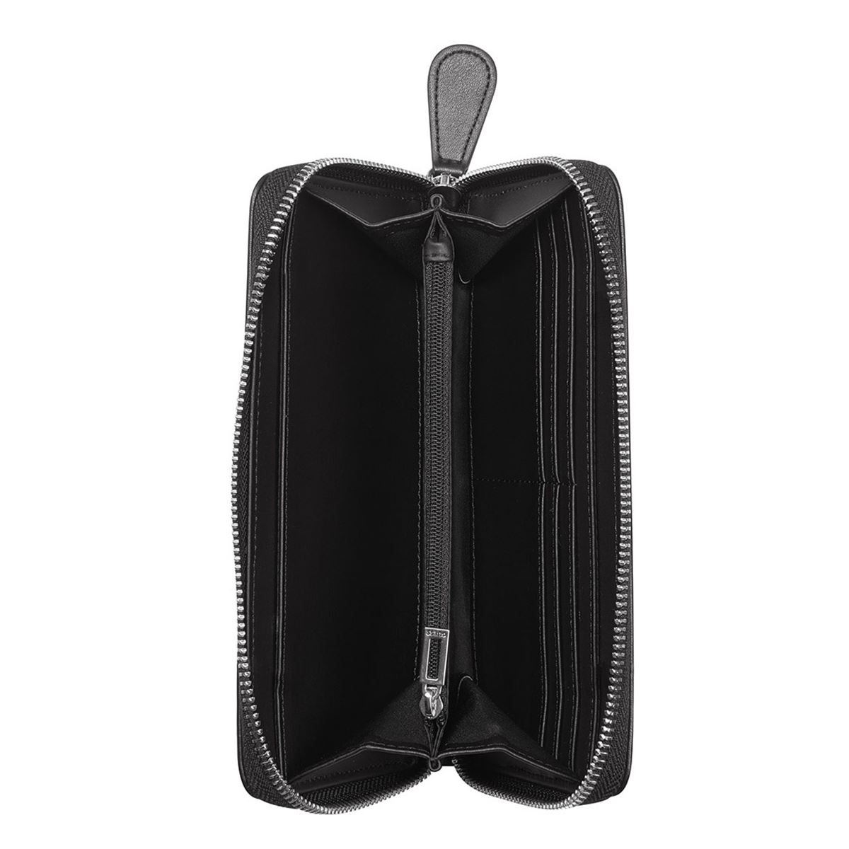 Cartera Slg Zip Around en color Negro Guess Factory