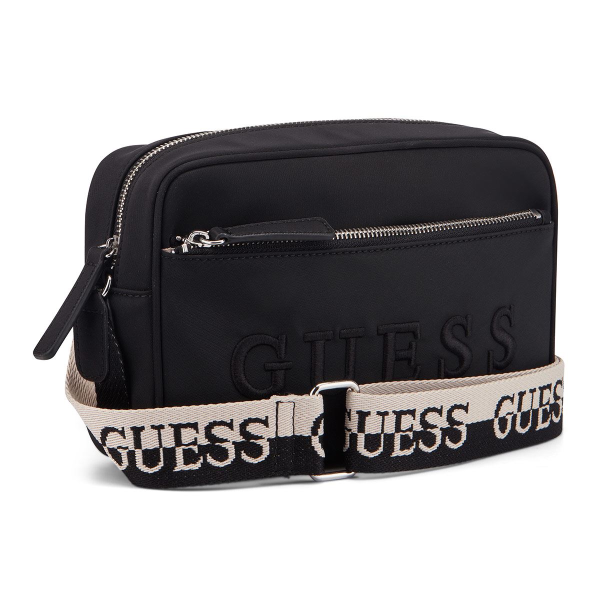 Bolsa Guess Factory Crossbody en color Negro