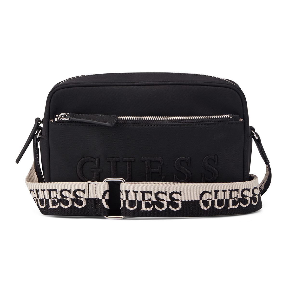 Bolsa Guess Factory Crossbody en color Negro