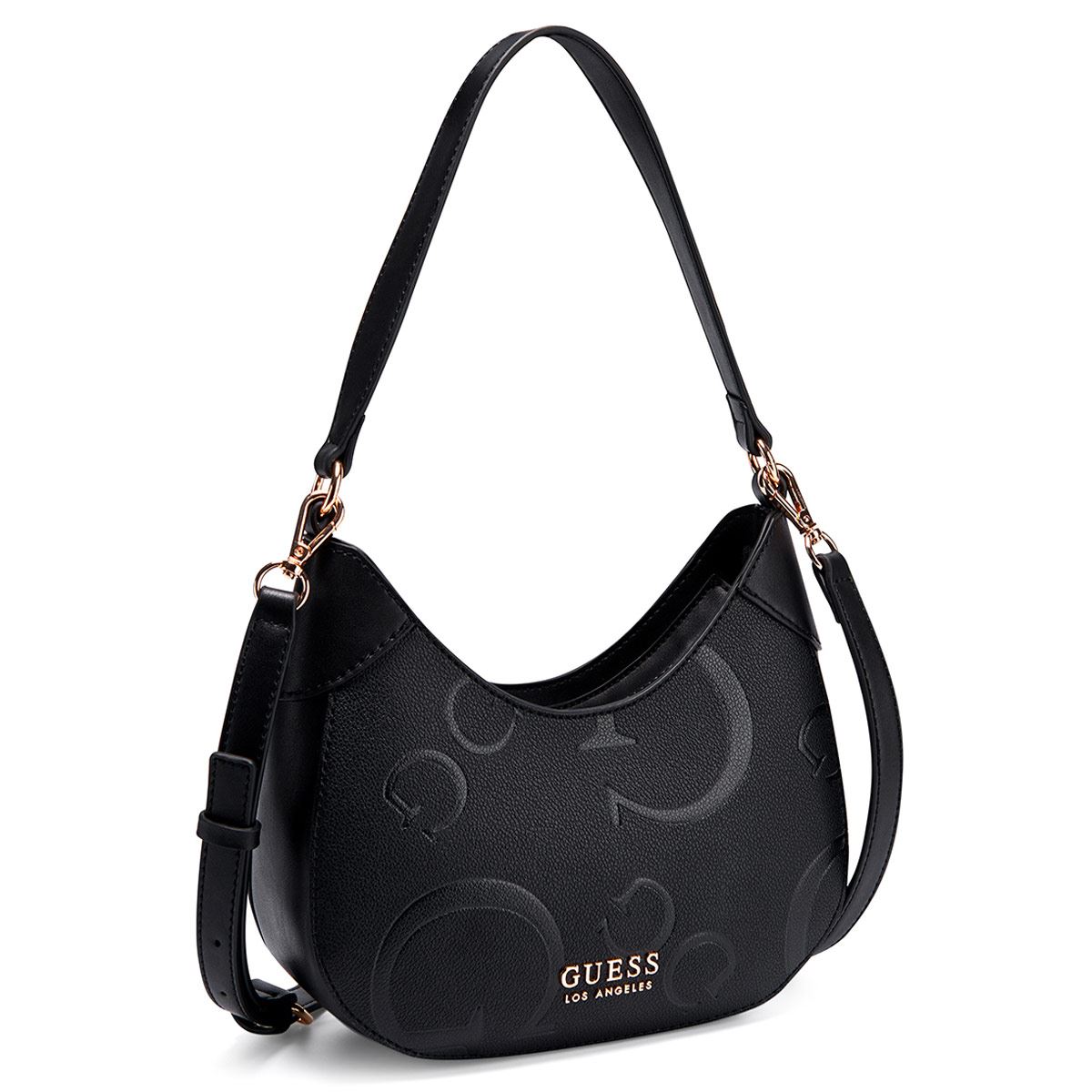 Bolsa Guess Factory Satchel en color Negro