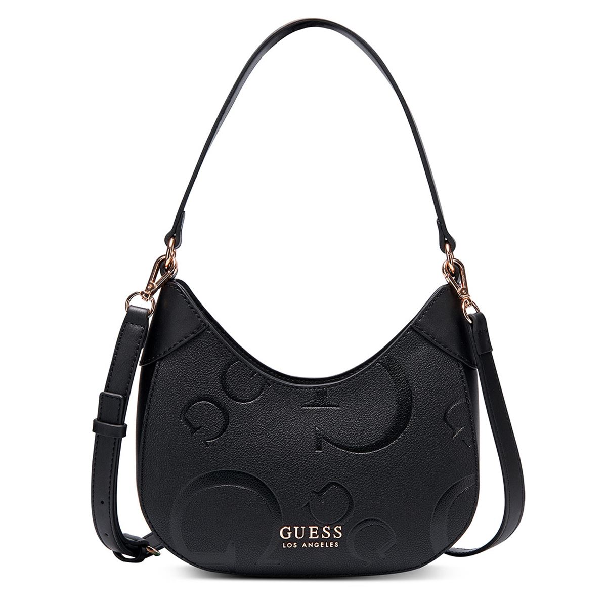 Bolsa Guess Factory Satchel en color Negro