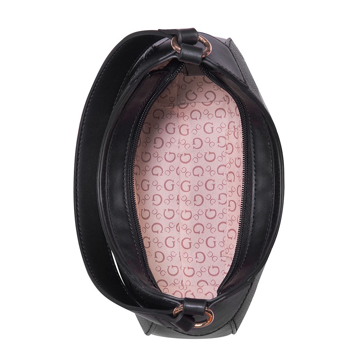 Bolsa Guess Factory Satchel en color Negro