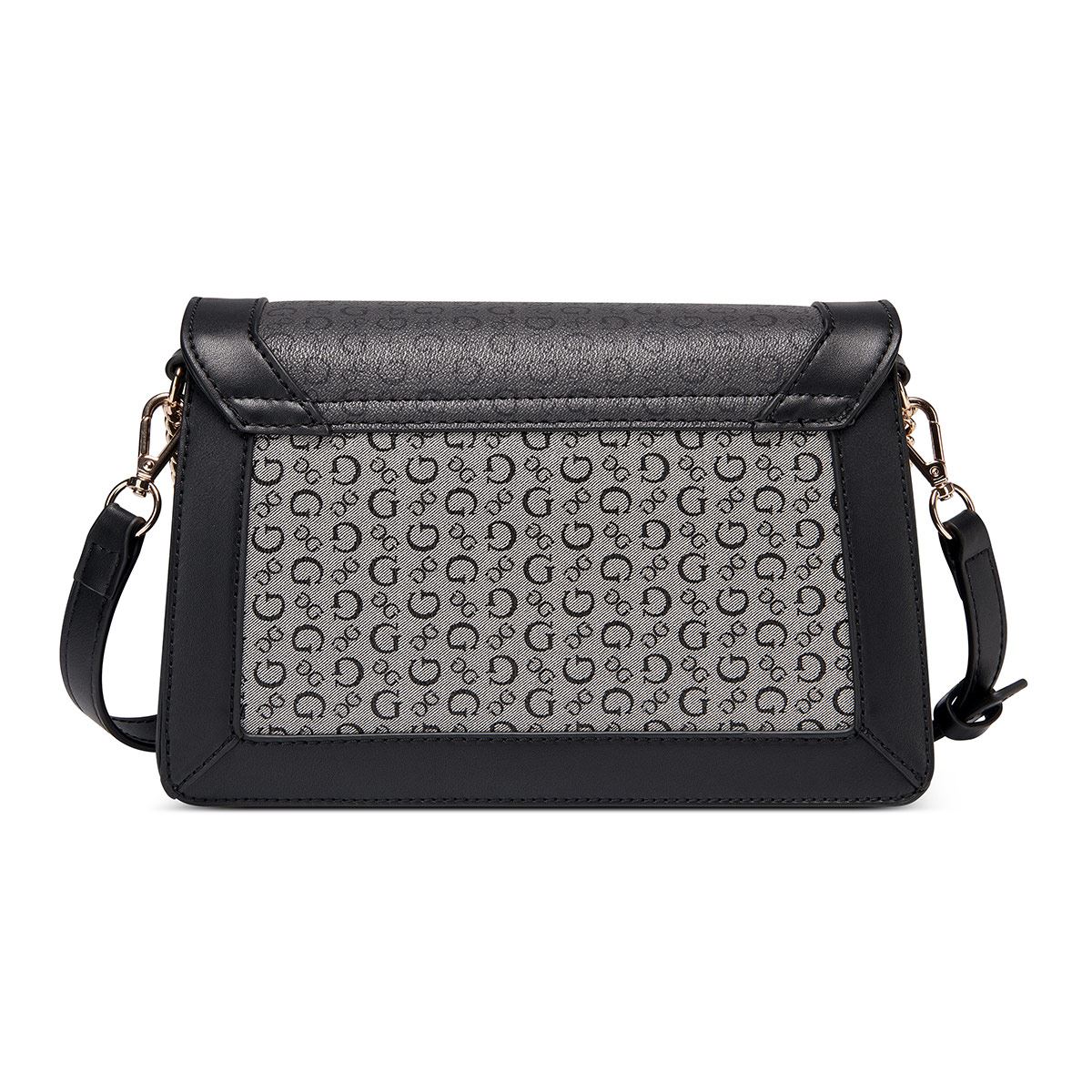 Bolsa Guess Factory Shoulder en color Negro