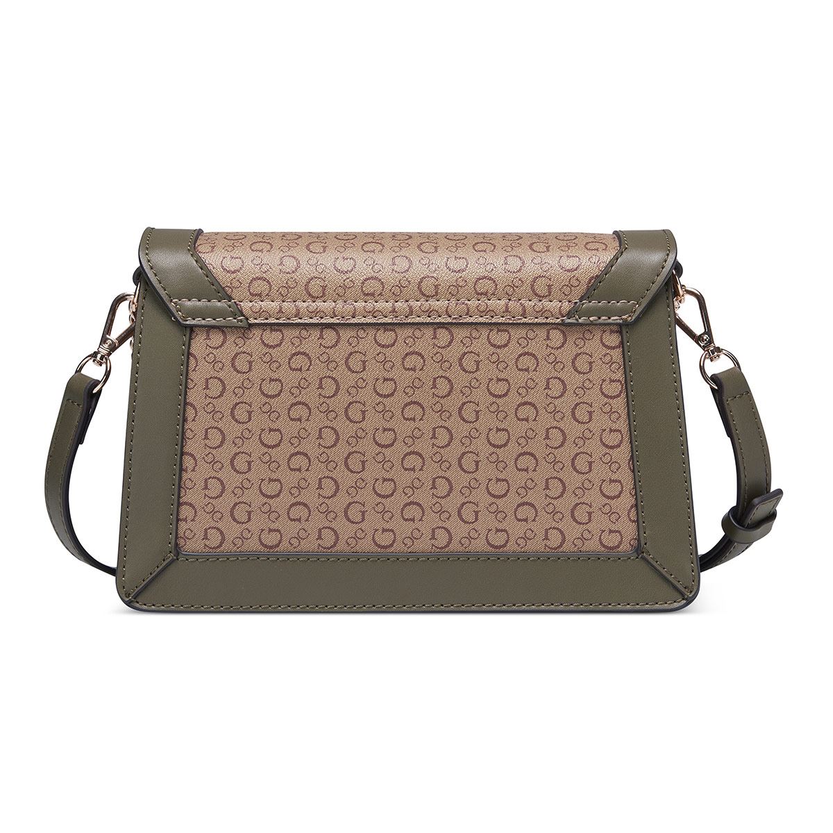 Bolsa Guess Factory Shoulder en color Café