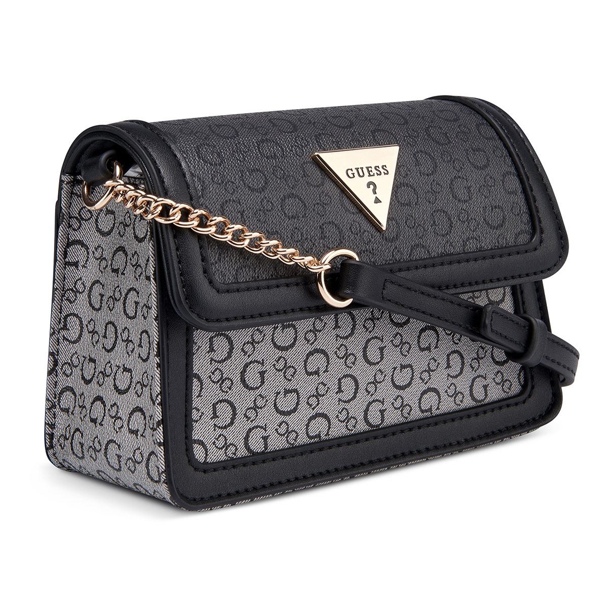 Bolsa Crossbody en color Negro Multi Guess Factory