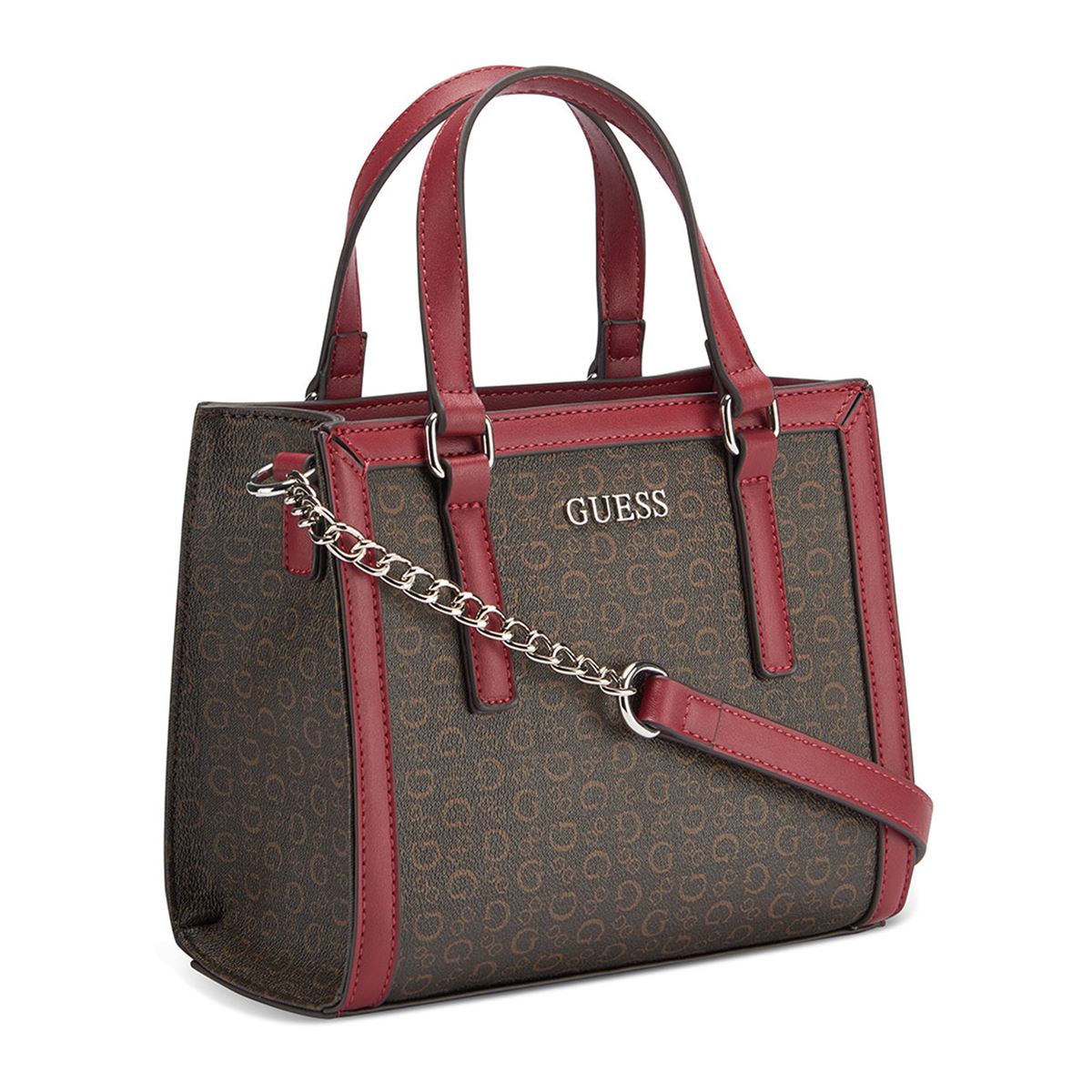 Bolsa Top Zip en color Rojo Guess Factory