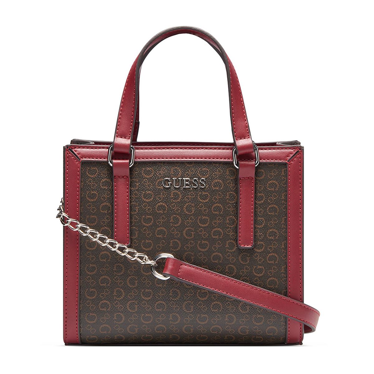 Bolsa Top Zip en color Rojo Guess Factory
