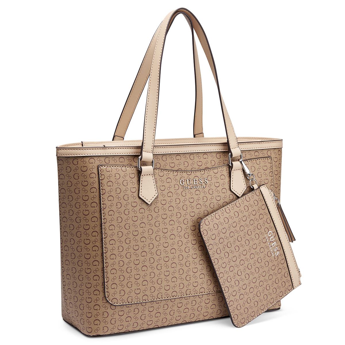 Bolsa Guess Factory Tote en color Café