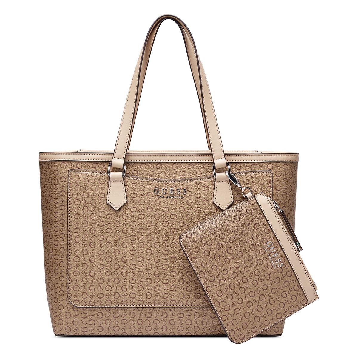 Bolsa Guess Factory Tote en color Café