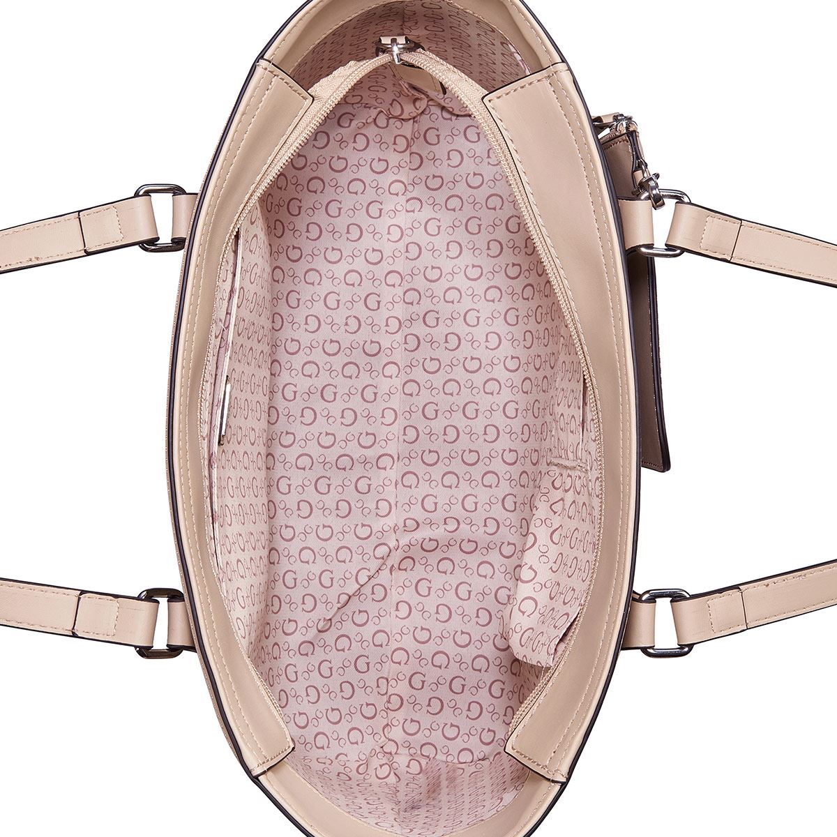 Bolsa Guess Factory Tote en color Café