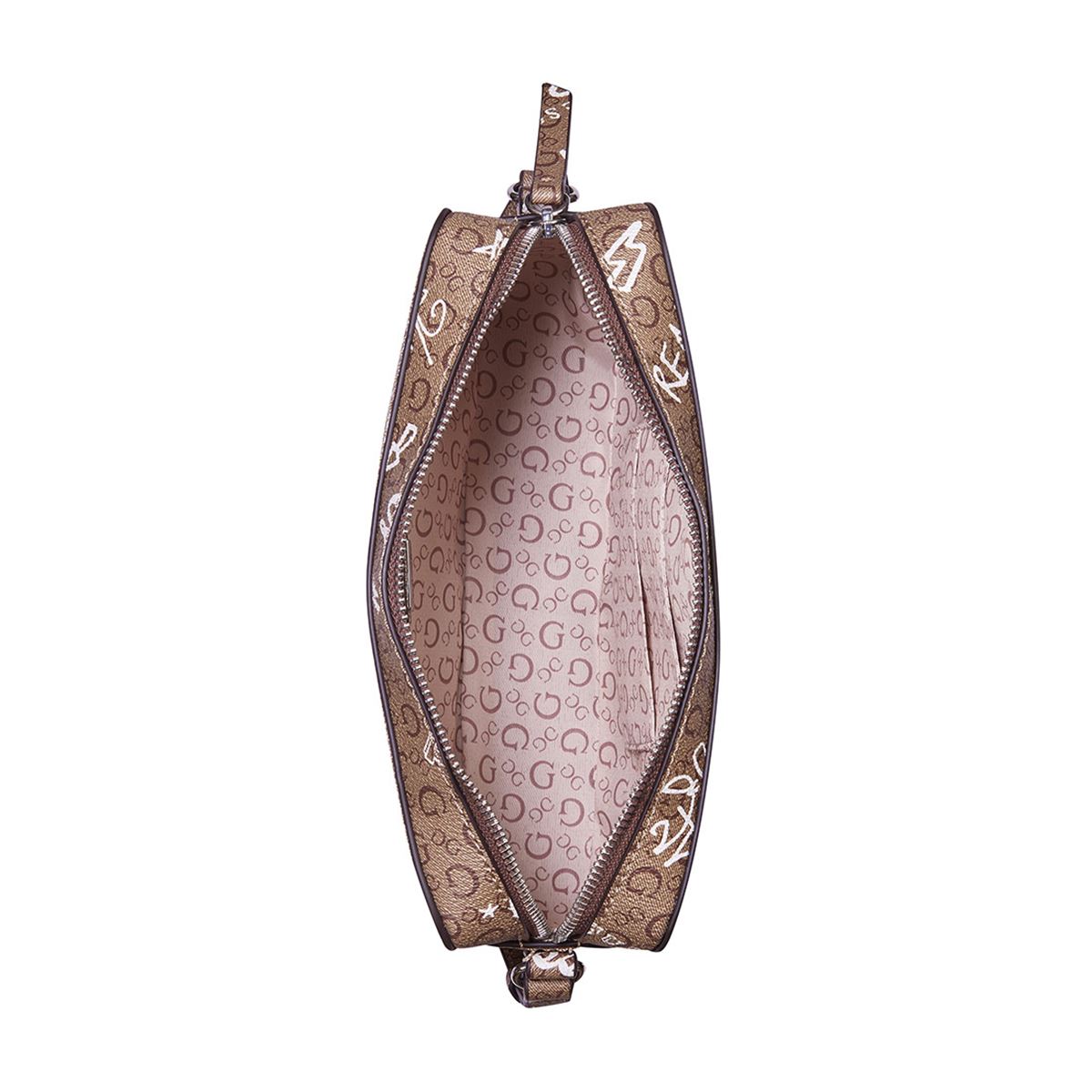 Bolsa Guess Factory Crossbody en color Café