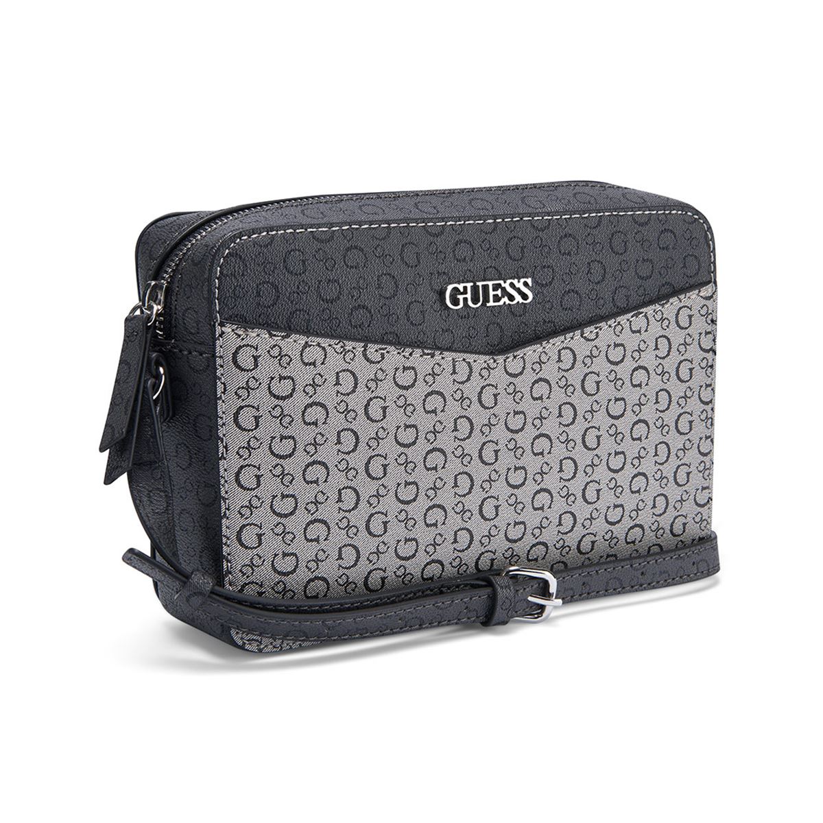 Bolsa guess discount blanco con negro