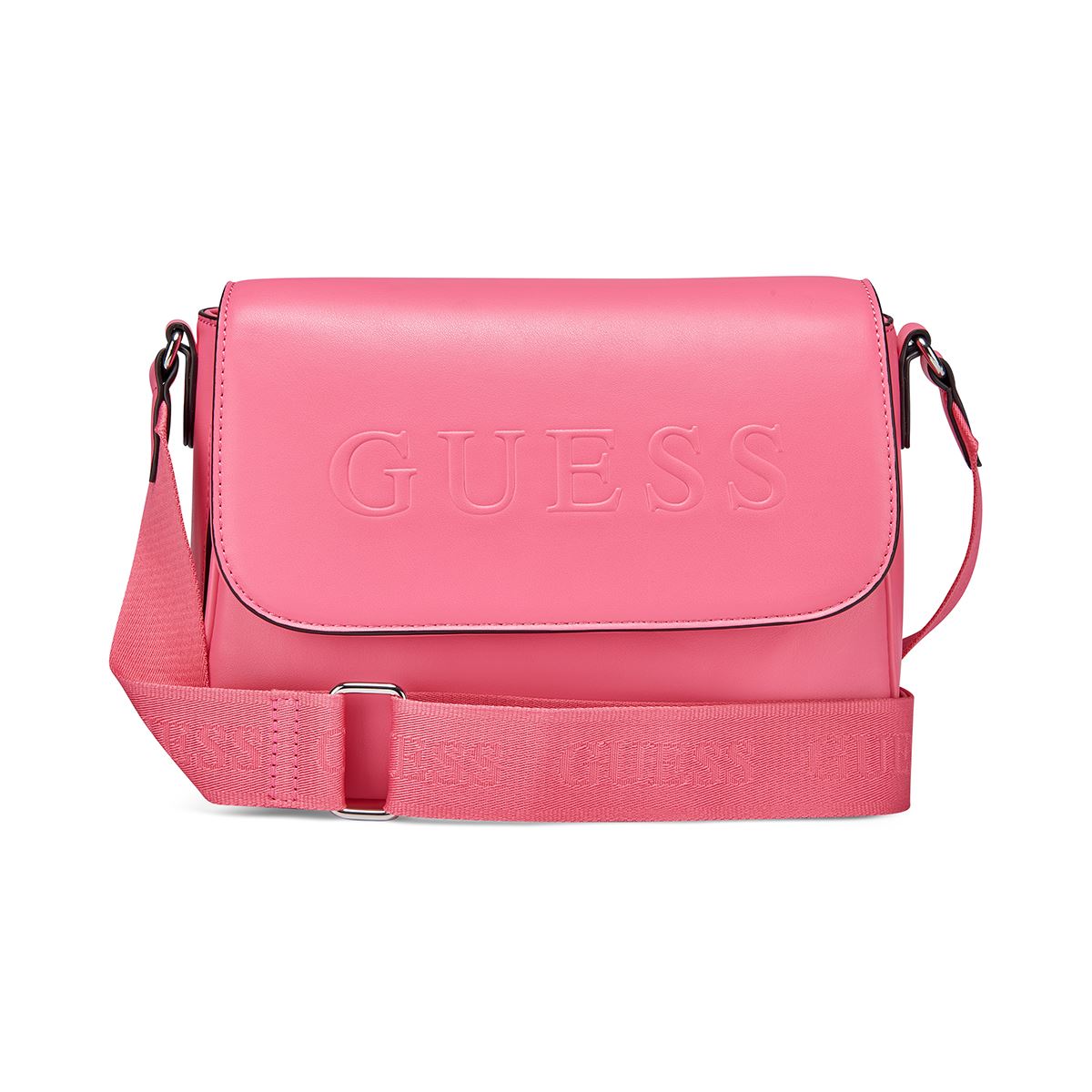 Bolso Crossbody Guess Factory Rosa para Mujer