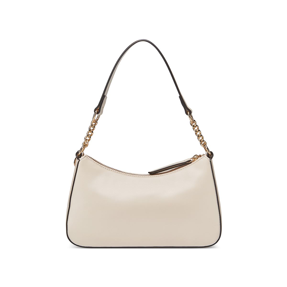Bolsa mini top zip en color beige Guess Factory