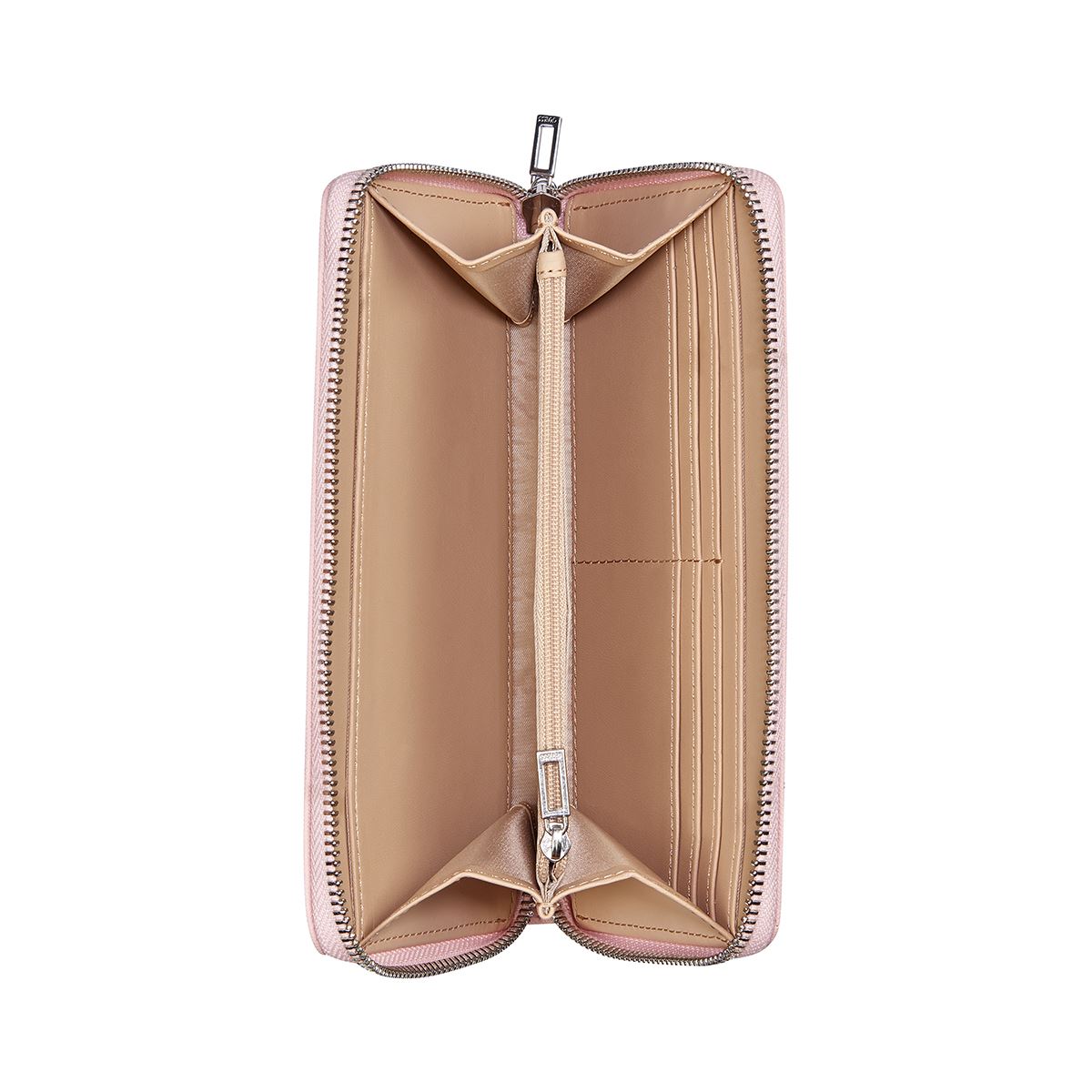 Cartera Zip Medium Guess Factory Rosa claro para Mujer