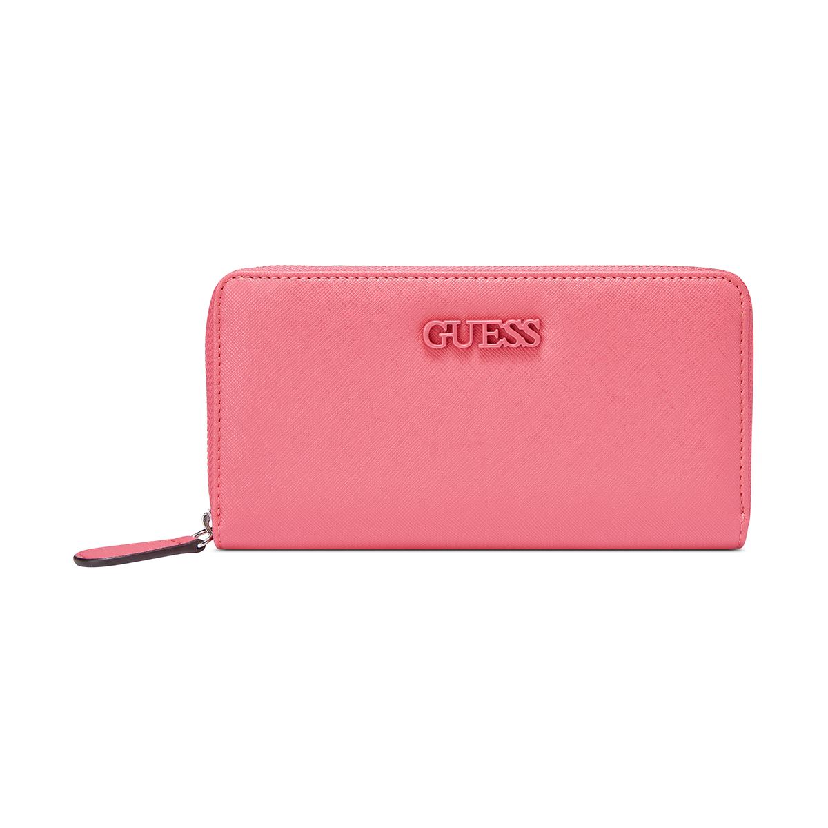 Cartera Medium Zip Aound Guess Factory Rosa para Mujer