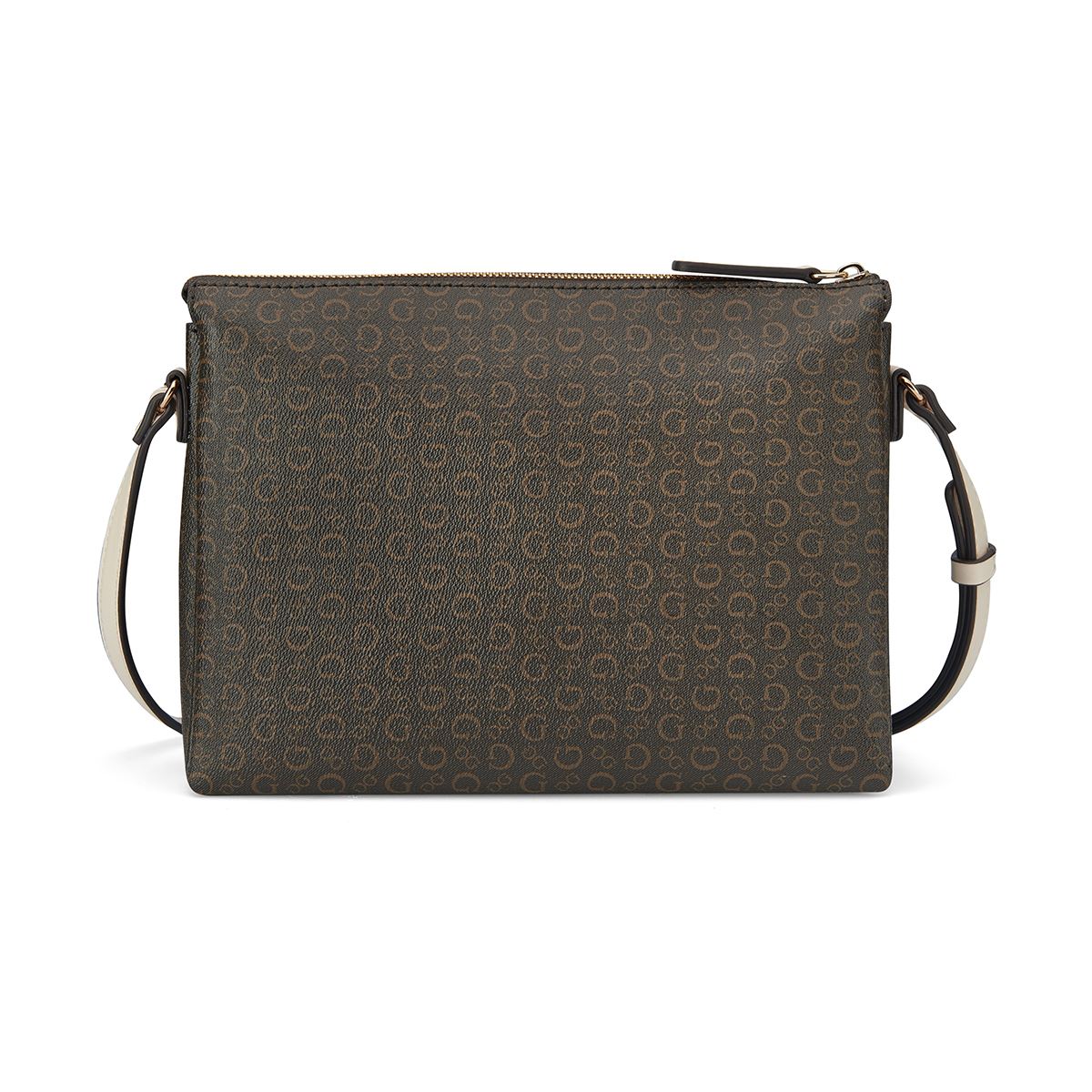 Bolso Crossbody Guess Factory Café obscuro para Mujer
