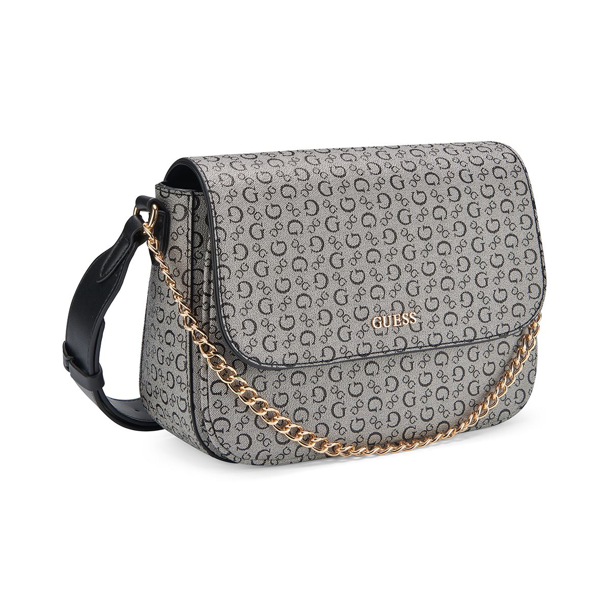 Bolso Crossbody Guess Factory Negro para Mujer