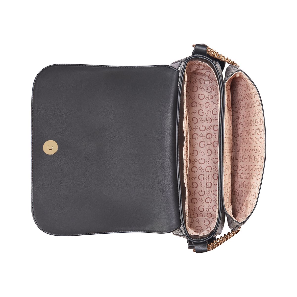 Bolso Crossbody Guess Factory Negro para Mujer