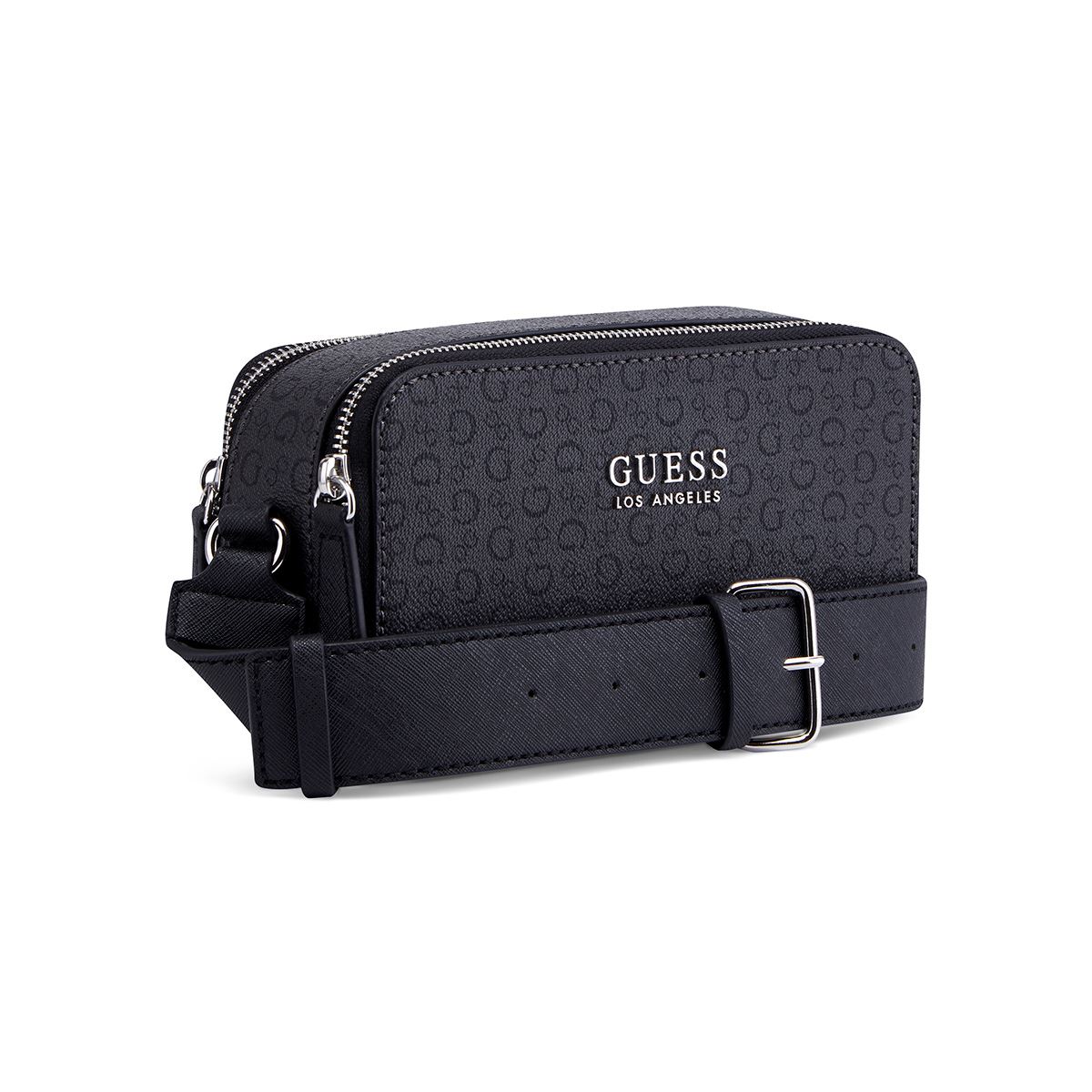 Bolsa mini crossbody en color negro Guess Factory